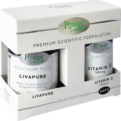 Power Health Platinum Livapure 30tabs + Δώρο Vitamin C 1000mg 20tabs