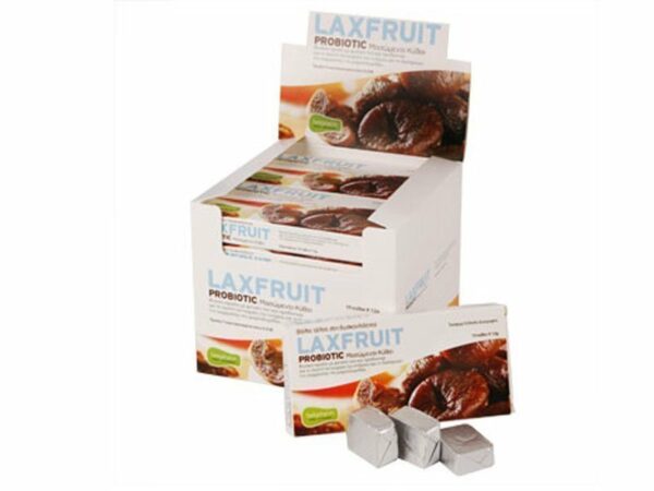 Fadopharm Laxfruit Probiotic για Δυσκοιλιότητα 10 κύβοι, Φυσικό προϊόν με φυτικές ίνες και προβιοτικά για τη σωστή λειτουργία του εντέρου και τη διατήρηση της ισορροπίας της μικροχλωρίδας.