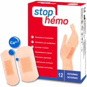 Stop Hemo Αιμοστατικό Αποστειρωμένο Επίθεμα 12τμχ