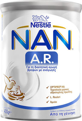 Nestle Αντιαναγωγικό Γάλα σε Σκόνη Nan AR 0m+ 400gr