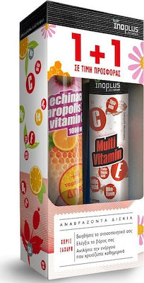 Ino Plus Echinacea Propolis + Vit C & 24 αναβράζοντα δισκία & Multi Vitamin 20 αναβράζοντα δισκία