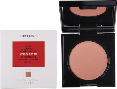 Korres Wild Rose Brightening Vibrant Colour 31 Light Bronze