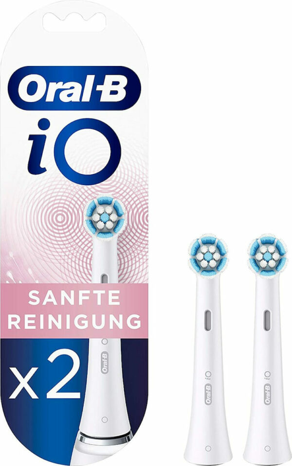 Oral-B iO Gentle Care Ανταλλακτικές Κεφαλές για Ηλεκτρική Οδοντόβουρτσα 2τμχ