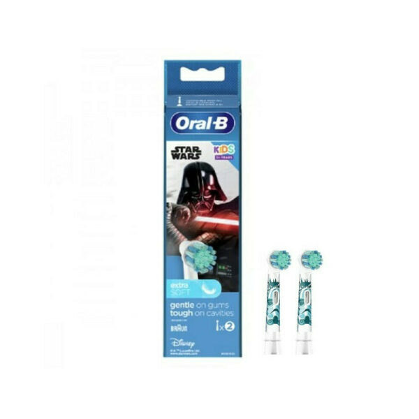 Oral-B Ανταλλακτικό για Ηλεκτρική Οδοντόβουρτσα Stages Power σε Χρώμα Star Wars για 3+ χρονών 2τμχ