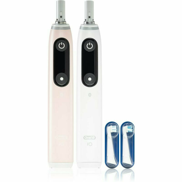 Oral-B iO Series 6 Ηλεκτρική Οδοντόβουρτσα με Αισθητήρα Πίεσης Pink Sand & Sand White