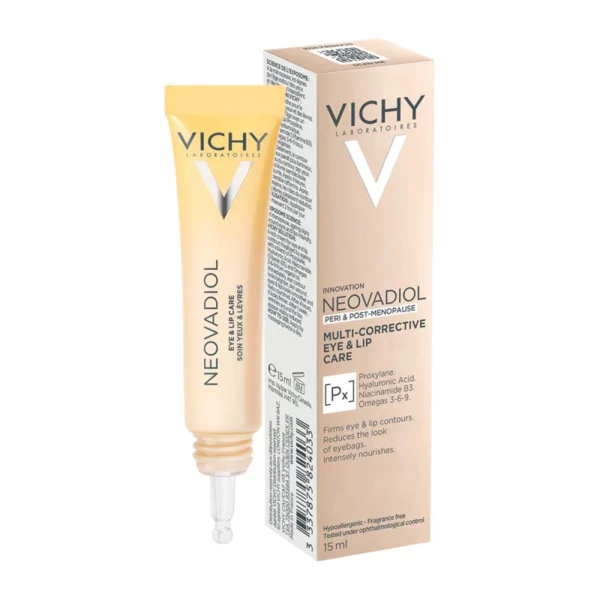 Vichy Neovadiol Meno Eye & Lip Cream, Κρέμα Πολλαπλής Προστασίας Για Μάτια & Χείλη Κατά Την Εμμηνόπαυση, Πυκνότητα & Λείανση, 15ml