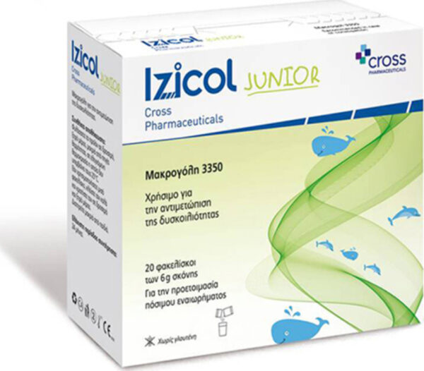 Cross Pharmaceuticals Izicol Junior 20 x 6gr  Cross Pharmaceuticals Izicol Junior 20 x 6gr