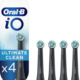 Oral-B iO Ultimate Cleaning Black Ανταλλακτικές Κεφαλές για Ηλεκτρική Οδοντόβουρτσα 328865 4τμχ  Oral-B iO Ultimate Cleaning Black Ανταλλακτικές Κεφαλές για Ηλεκτρική Οδοντόβουρτσα 328865 4τμχ