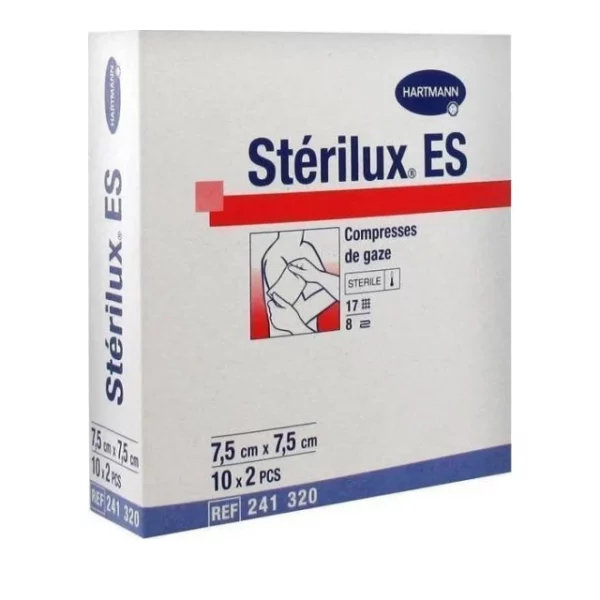 Hartmann Sterilux ES γάζα αποστειρωμένη Φαρμακείου 17 κλωστών 16πλή 36x40cm 10τεμ.