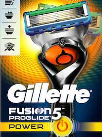 Gillette Fusion5 ProGlide Power Ξυραφάκι με Ανταλλακτική Κεφαλή 5 Λεπίδων & Λιπαντική Ταινία