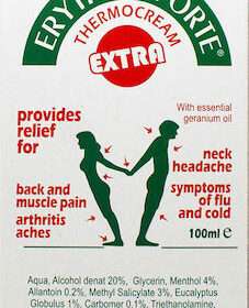 Erythro Forte Thermocream Extra 100ml Θερμαντική Κρέμα για Μυϊκούς Πόνους & Αρθρώσεις