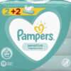 Pampers Sensitive Wipes (2+2 ΔΩΡΟ) Μωρομάντηλα για το Ευαίσθητο Δερματάκι του Μωρού