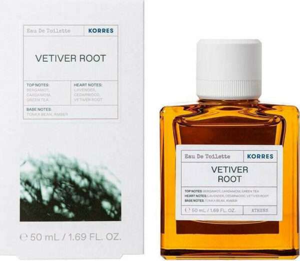Korres Vetiver Root Eau de Toilette 50ml (Διαχρονικό Ανδρικό Άρωμα )