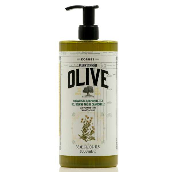 Korres Pure Greek Olive Αφρόλουτρο σε Gel Χαμομήλι 1000ml