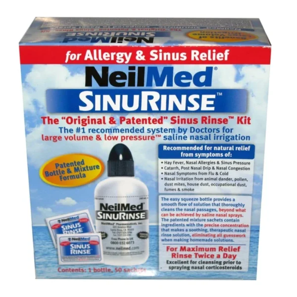 SINUS RINSE ΣΥΣΤΗΜΑ ΡΙΝΙΚΩΝ ΠΛΥΣΕΩΝ  της NeilMed