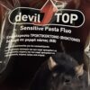 Devil Top Sensitive Pasta Fluo (10x15gr) Ποντικοφάρμακο σε Μορφή Πάστας, 150gr Σακουλάκι