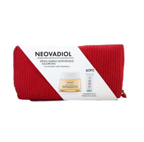 Vichy Neovadiol Peri Menopause Σετ Περιποίησης για Αντιγήρανση με Καθαριστικό Προσώπου , Κρέμα Προσώπου & Νεσεσέρ 50ml