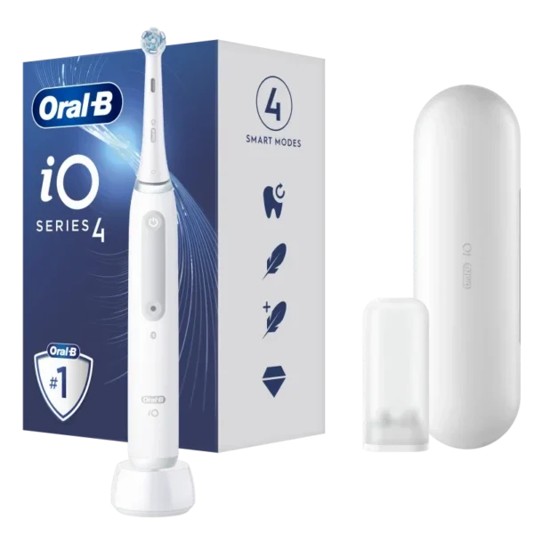 Oral-B iO Series 4 Magnetic White Ηλεκτρική Οδοντόβουρτσα 1τμχ