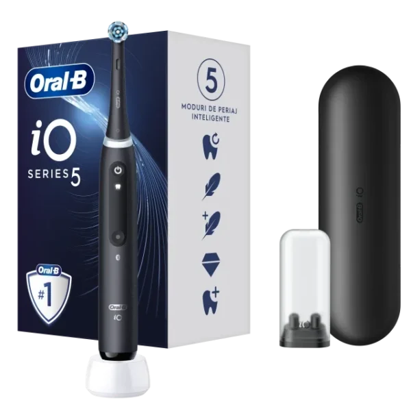 Oral-B iO Series 5 Magnetic Black Ηλεκτρική Οδοντόβουρτσα 1τμχ