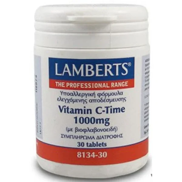 LAMBERTS Vitamin C 1000mg Time Release 30 Tabs