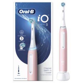 Oral-B iO Series 3 Ηλεκτρική Οδοντόβουρτσα με Αισθητήρα Πίεσης, 1τεμ Pink