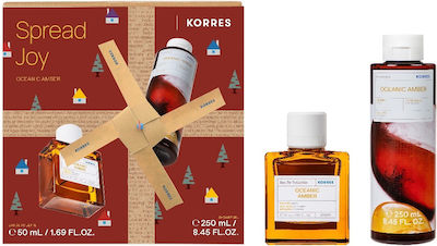 Korres Promo Oceanic Amber Σετ Eau de Toilette Άρωμα 50ml & Αφρόλουτρο 250ml