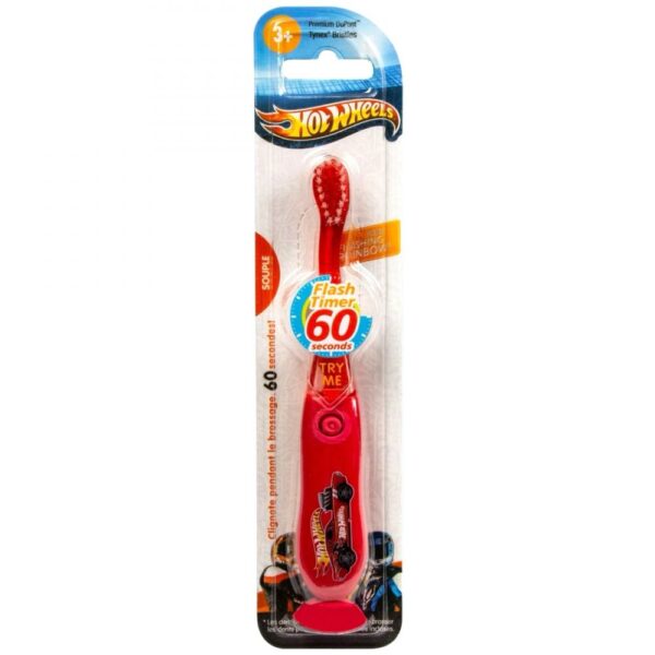 Hot Wheels Κόκκινη Οδοντόβουρτσα για Παιδιά που Αναβοσβήνει 1 Τεμάχιο