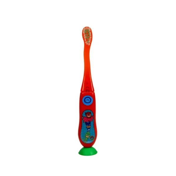 PJ Masks Παιδική Οδοντόβουρτσα, Με Φωτεινό Χρονοδιακόπτη 60 Δευτερολέπτων, Ιδανική Για Εκμάθηση, Άνω των 3 Ετών, (Κόκκινο-μπλέ) 1τμχ