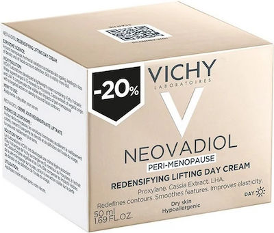 Vichy Neovadiol Peri-Menopause Αντιγηραντική Κρέμα Λαιμού Ημέρας με Υαλουρονικό Οξύ 50ml