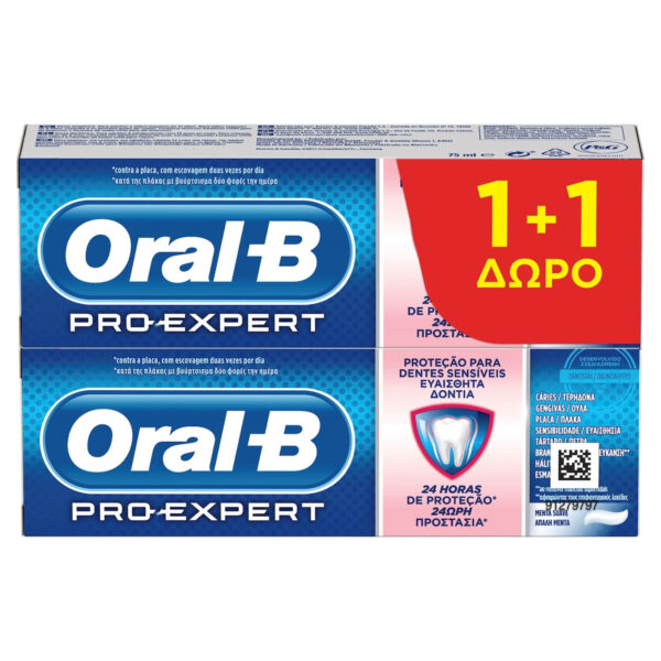 Oral-B Expert Pro Sensitive Οδοντόκρεμα για Ευαίσθητα Δόντια 2x75ml