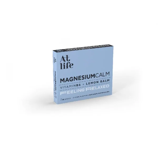 AtLife Magnesium Calm Vitamin B6 & Lemοn Balm, 60tabs