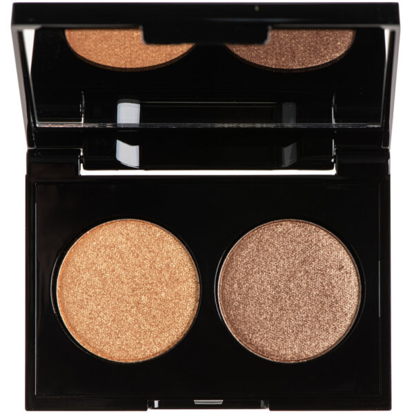 Korres Volcanic Minerals Velvet Dual Παλέτα με Σκιές Ματιών σε Στερεή Μορφή Golden Amber 28 3gr  Korres Volcanic Minerals Velvet Dual Παλέτα με Σκιές Ματιών σε Στερεή Μορφή Golden Amber 28 3gr