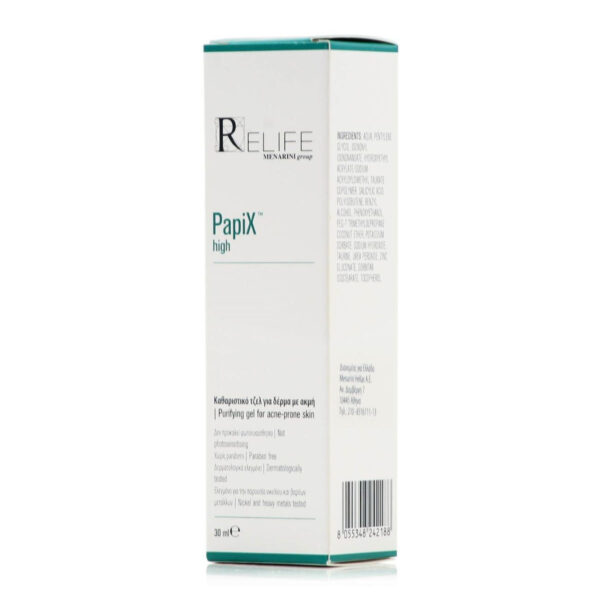 Relife PapiX High Purifying 24ωρο Gel Προσώπου Ημέρας 30ml