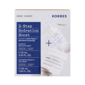 Korres Promo Greek Yoghurt Nourishing Probiotic Gel-cream 40ml & Probiotic Skin Supplement Serum 15ml