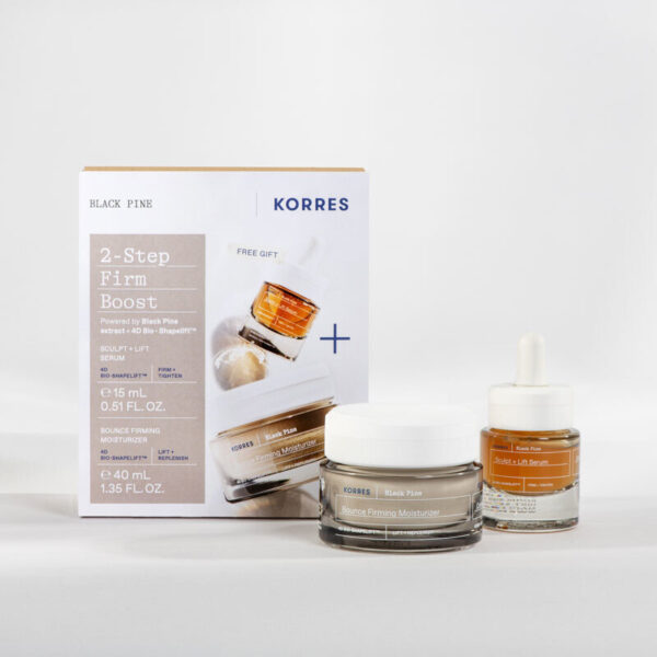 Korres Promo Black Pine Day Cream Lift & Replenish 40ml & Sculpt & Lift Serum 15 Ml