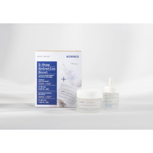 Korres Promo Greek Yoghurt Nourishing Probiotic Gel-cream 40ml & Probiotic Skin Supplement Serum 15ml