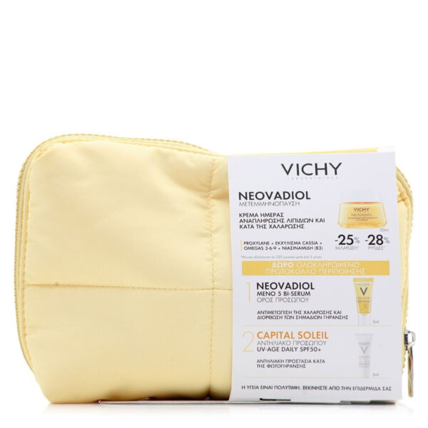 Vichy Spring Promo Neovadiol Κρέμα Ημέρας Κατά Χαλάρωσης 50ml & Meno 5 Bi-serum 5ml & Capital Soleil Spf50+ 3ml