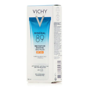 Vichy Mineral 89 Light 72ωρη Ενυδατική Λεπτόρρευστη Κρέμα Προσώπου Ημέρας με SPF50 για Ευαίσθητες Επιδερμίδες με Υαλουρονικό Οξύ 50ml