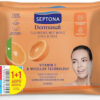 SEPTONA Promo Daily Clean Μαντηλάκια Ντεμακιγιάζ Micellaire & Βιταμίνη C 2x20 Τεμάχια [1+1 Δώρο]