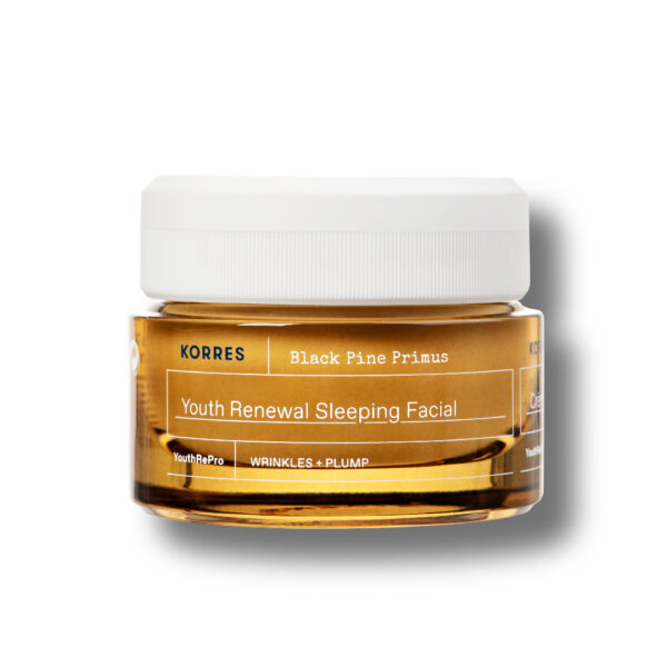 Korres Black Pine Primus Youth Renewal Sleeping Facial Κρέμα Νεότητας Νύχτας για Λείανση Ρυτίδων & Ελαστικότητα, 40ml