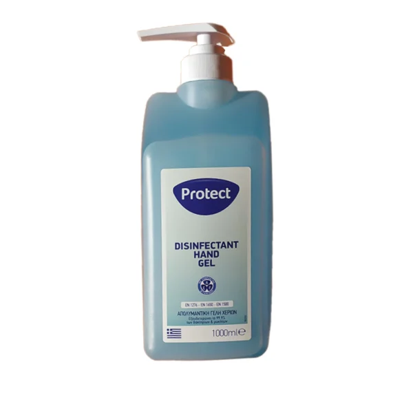 Protect Disinfectant Gel Καθαρισμού Χεριών με αντλία 1000ml