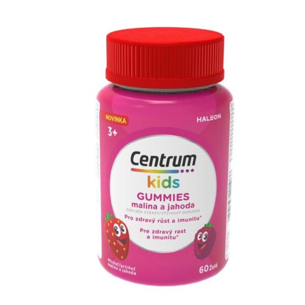 Centrum Kids Gummies με Φράουλα και Βατόμουρο 60 μασώμενα ζελεδάκια