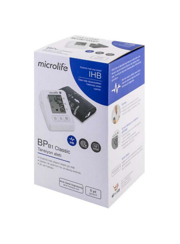 Microlife BP B1 Classic Ψηφιακό Πιεσόμετρο Μπράτσου με ανίχνευση Αρρυθμίας