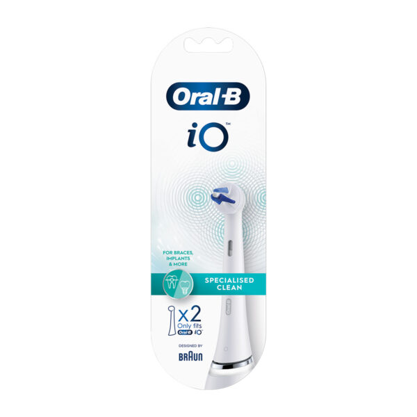 Oral-B iO Specialised Clean Ανταλλακτικές Κεφαλές Ηλεκτρικής Οδοντόβουρτσας, 2τεμ