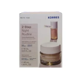 Korres Promo White Pine Κρέμα Νυκτός Λευκή Πεύκη για Αναπλήρωση Όγκου, 40ml & Δώρο Ορός Προσώπου Λευκή Πεύκη για Αναπλήρωση Όγκου, 15ml, 1σετ