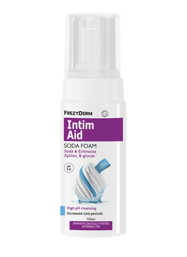 Frezyderm Intim Aid Soda Foam Αφρός Καθαρισμού για Ευαίσθητη Περιοχή, 100ml