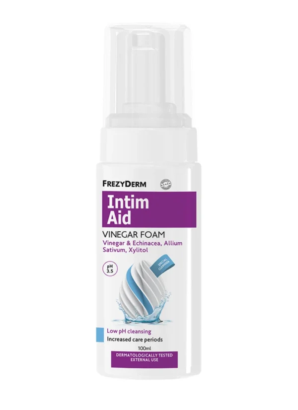 Frezyderm Intim Aid Vinegar Foam Ειδικός Αφρός Καθαρισμού με Χαμηλό PH 3.5, 100ml