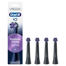Oral-B iO Radiant White Ανταλλακτικές Κεφαλές Ηλεκτρικής Οδοντόβουρτσας, 4τεμ