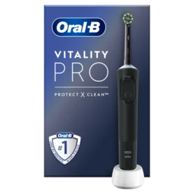 Oral-B Vitality Pro Ηλεκτρική Οδοντόβουρτσα Μαύρη, 1τεμ