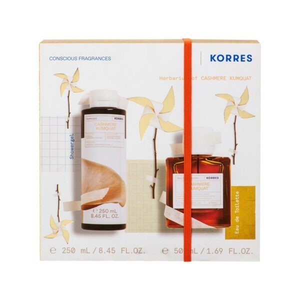 Korres Promo με Cashmere Kumquat Aφρόλουτρο, 250ml & Cashmere Kumquat Eau De Toilette Γυναικείο Άρωμα, 50ml, 1σετ